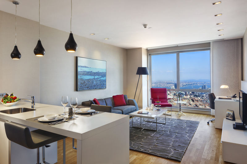 Fraser Place Anthill Istanbul - One Bedroom Deluxe Apartment - City View