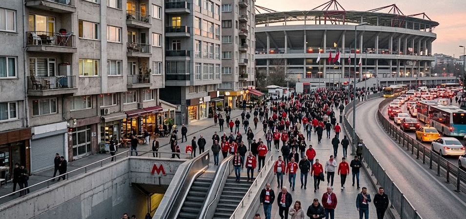 Avoiding Match Day Traffic: Metro-Connected Apartments to Football Stadiums