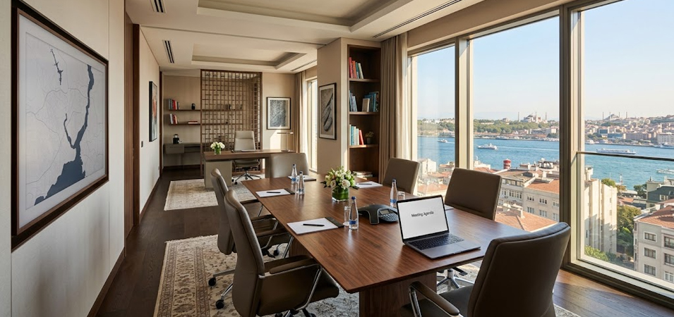 Central Home-Office Flats in Istanbul for B2B Meetings and Client Hosting